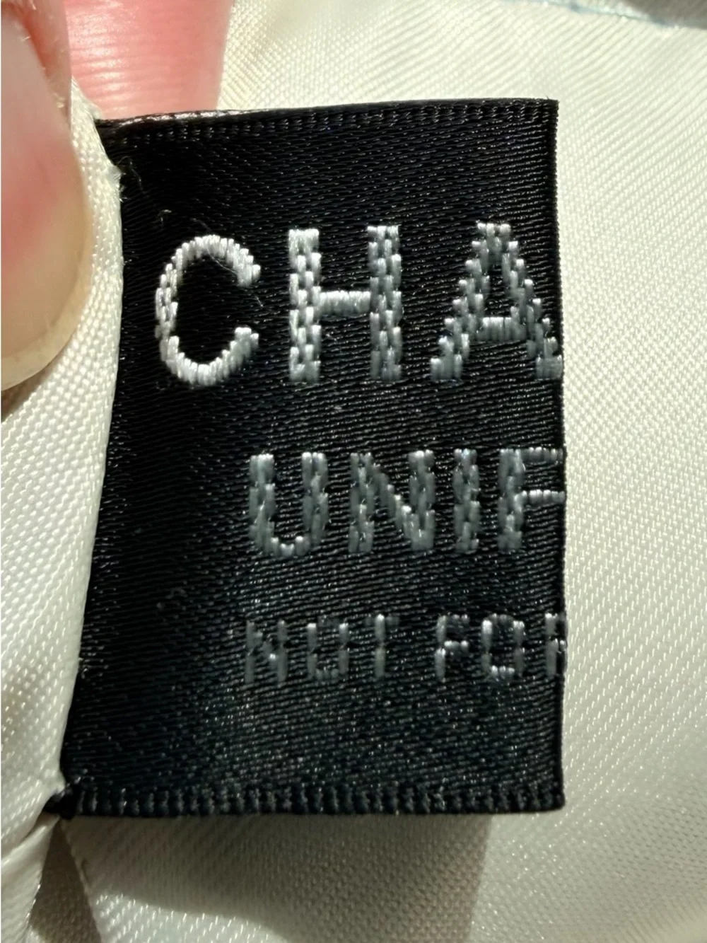 Chanel Exclusive Employee Shimmering Blue & White ‘CC’ Tote. NEW. Tag Attached - Picture 10 of 12